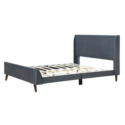 Eithan Bed Frame, Queen (Grey)