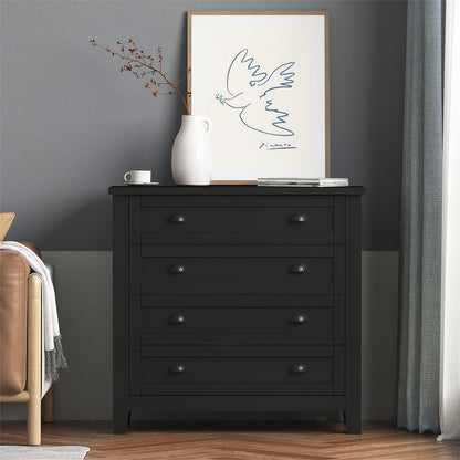 Kamryn Dresser, 4 Drawers (Black)