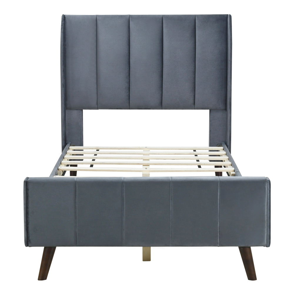 Eithan Bed Frame, Twin (Grey)