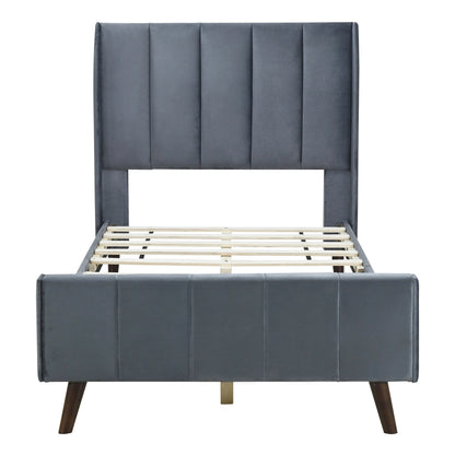 Eithan Bed Frame, Twin (Grey)