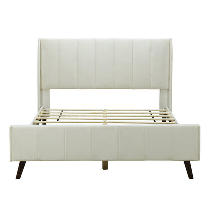 Eithan Bed Frame, Queen (Beige)