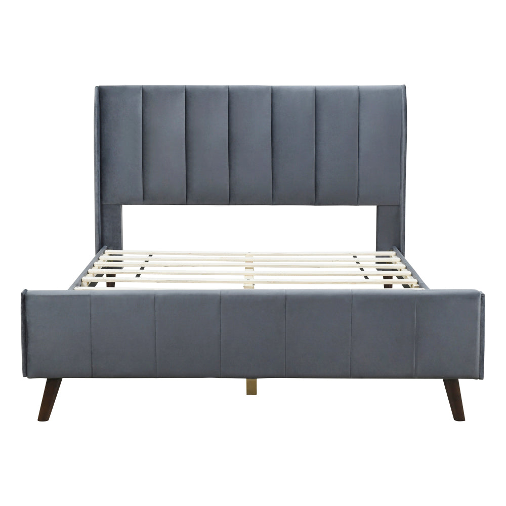 Eithan Bed Frame, Queen (Grey)