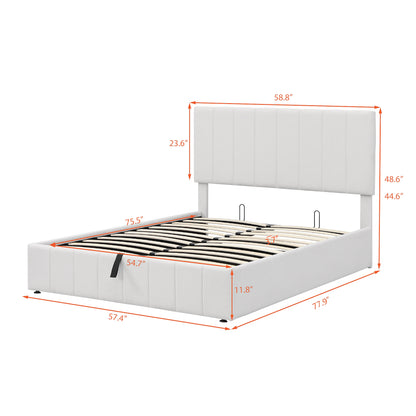 Harley Bed Frame, Full (White)