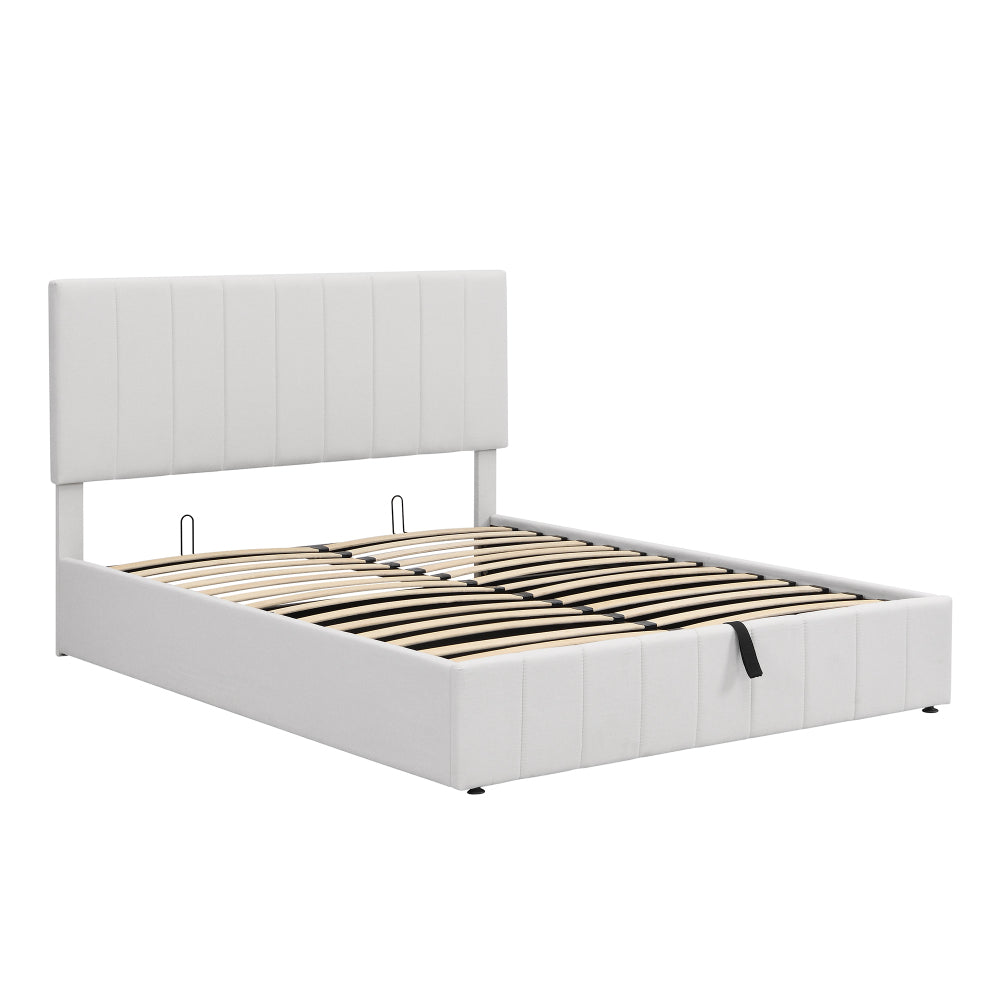 Harley Bed Frame, Queen (White)