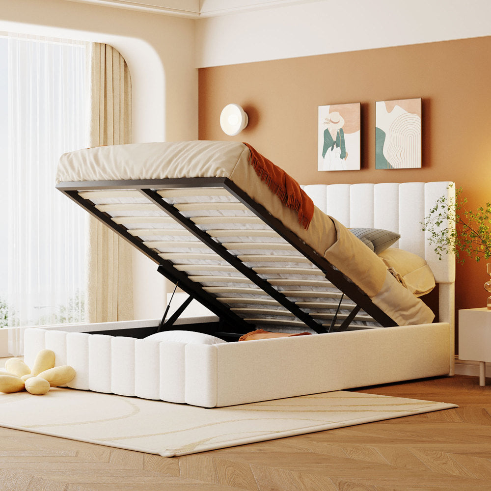 Harley Bed Frame, Full (White)