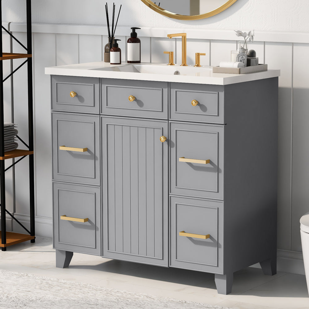 Middleton Bathroom Vanity, Grey