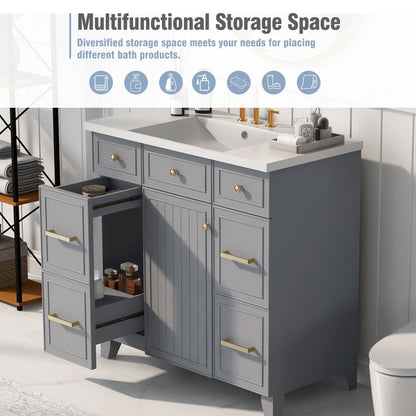 Middleton Bathroom Vanity, Grey