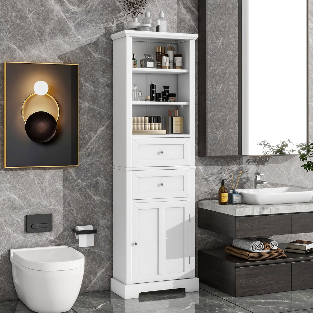 Lillian Bathroom Cabinet (White)