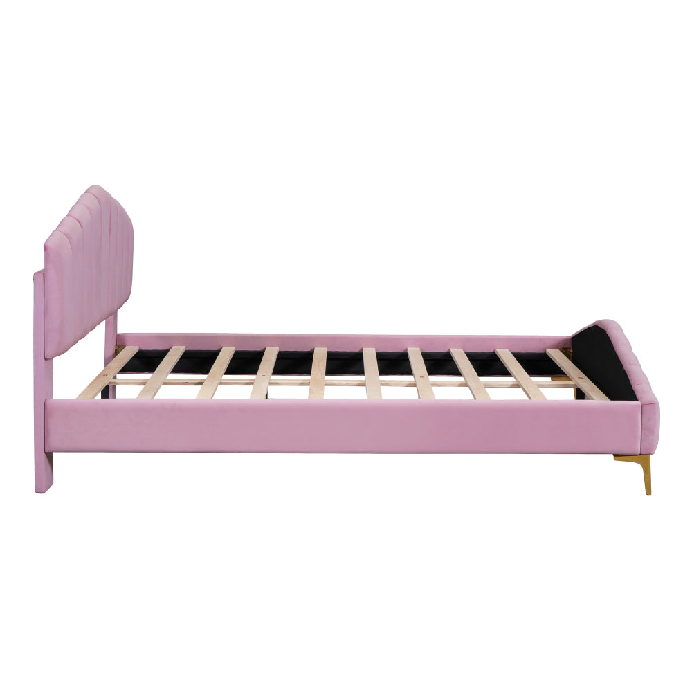 Cortes Bed, Queen (Pink)