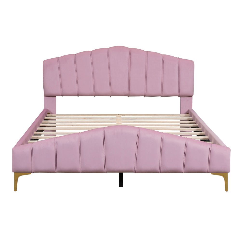 Cortes Bed, Queen (Pink)