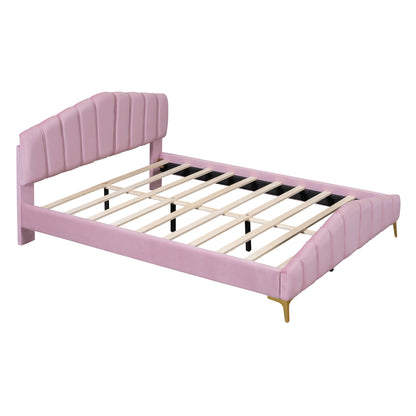 Cortes Bed, Queen (Pink)