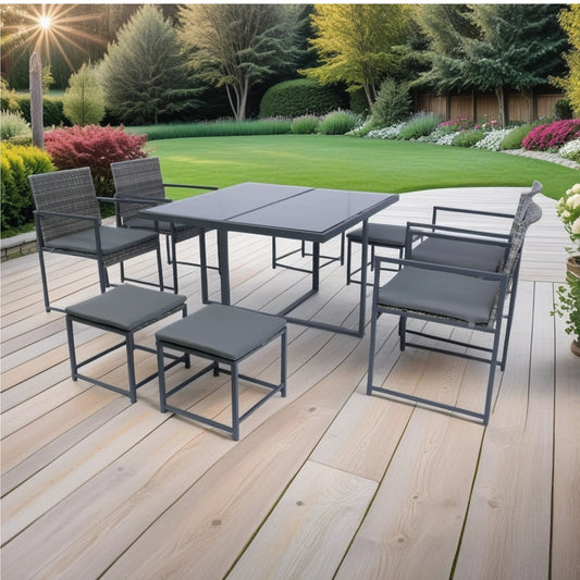 Webster Patio Dining Sets, 9 Piece