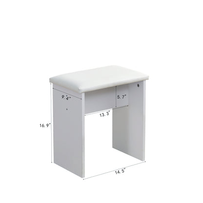 Ayden Vanity Desk, White