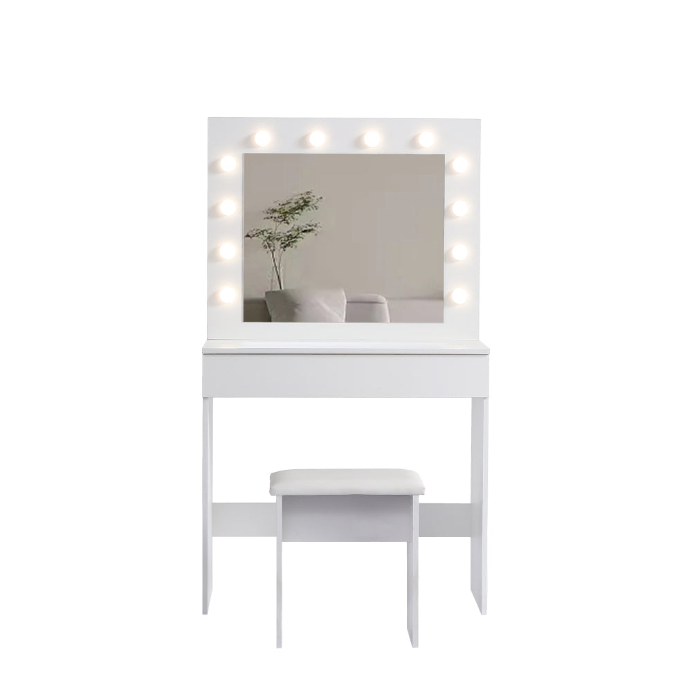 Ayden Vanity Desk, White