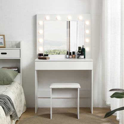 Ayden Vanity Desk, White