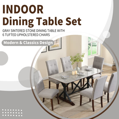 Larson Dining Set, Set of 7