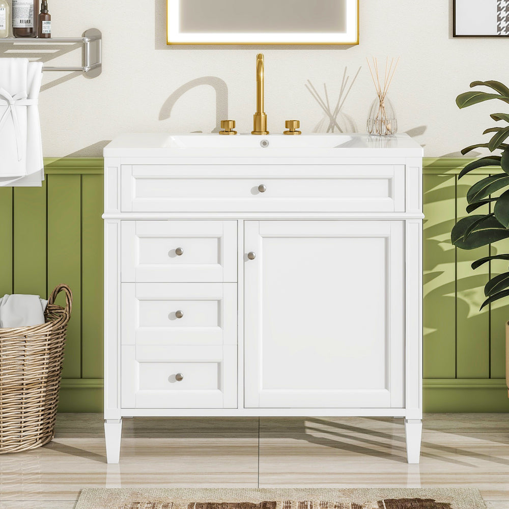 Colon Bathroom Vanity (White)