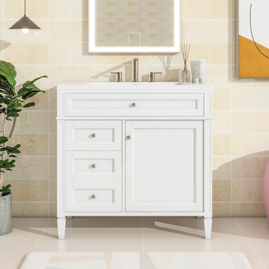 Colon Bathroom Vanity (White)