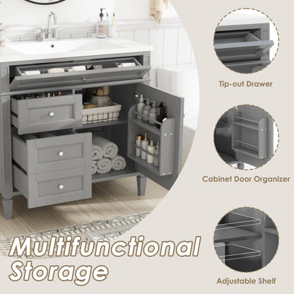 Colon Bathroom Vanity (Grey)