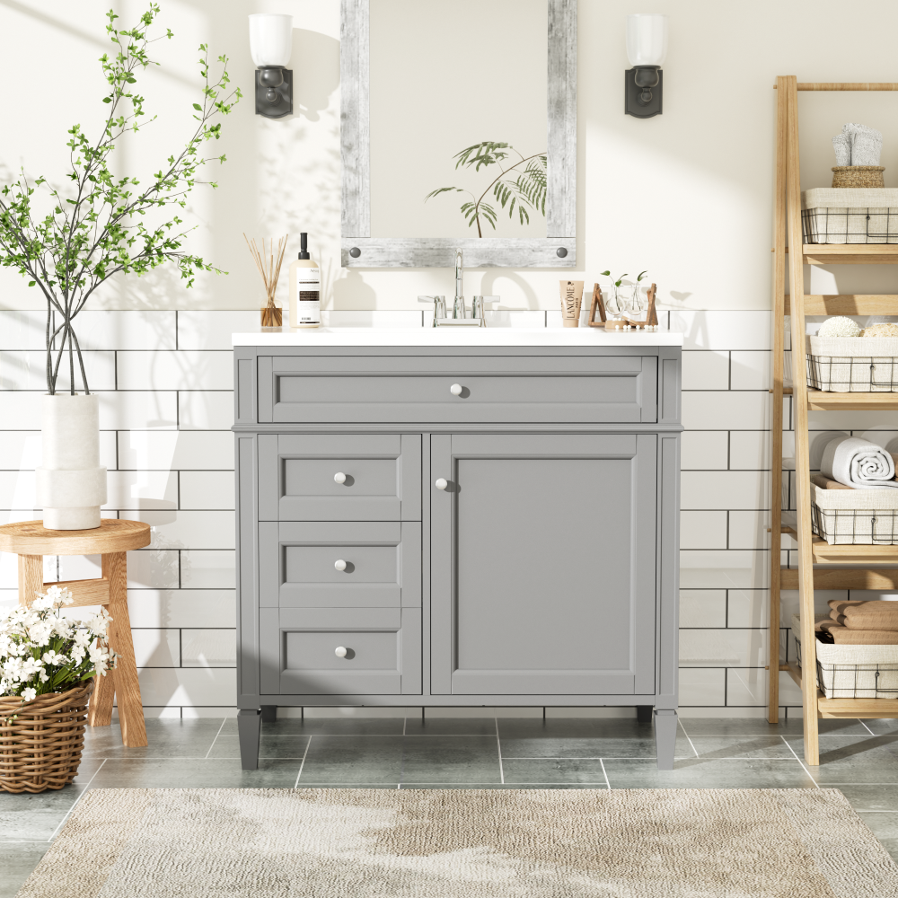 Colon Bathroom Vanity (Grey)