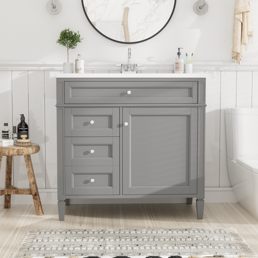 Colon Bathroom Vanity (Grey)