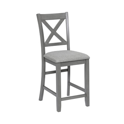 Roach Dining Set, Set of 5 (Grey)