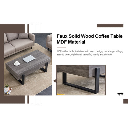 Ezra Coffee Table (Gray)