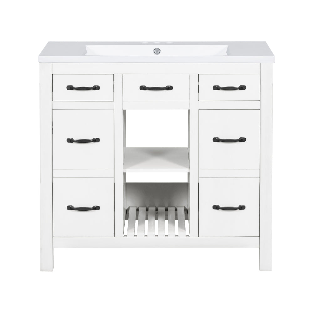 Krueger Bathroom Vanity (White)