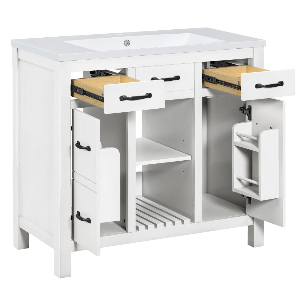 Krueger Bathroom Vanity (White)