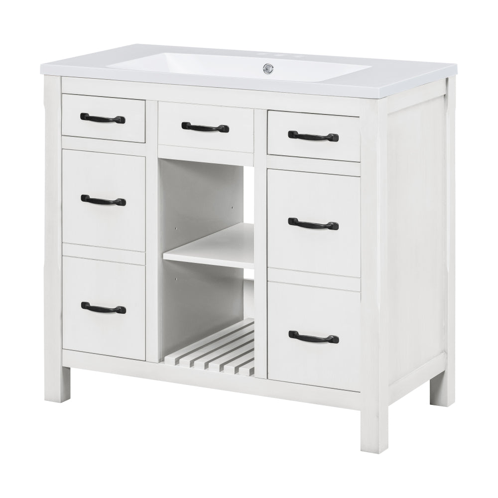 Krueger Bathroom Vanity (White)