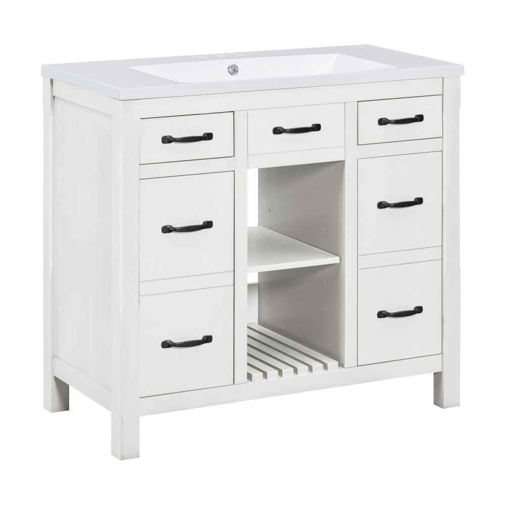 Krueger Bathroom Vanity (White)