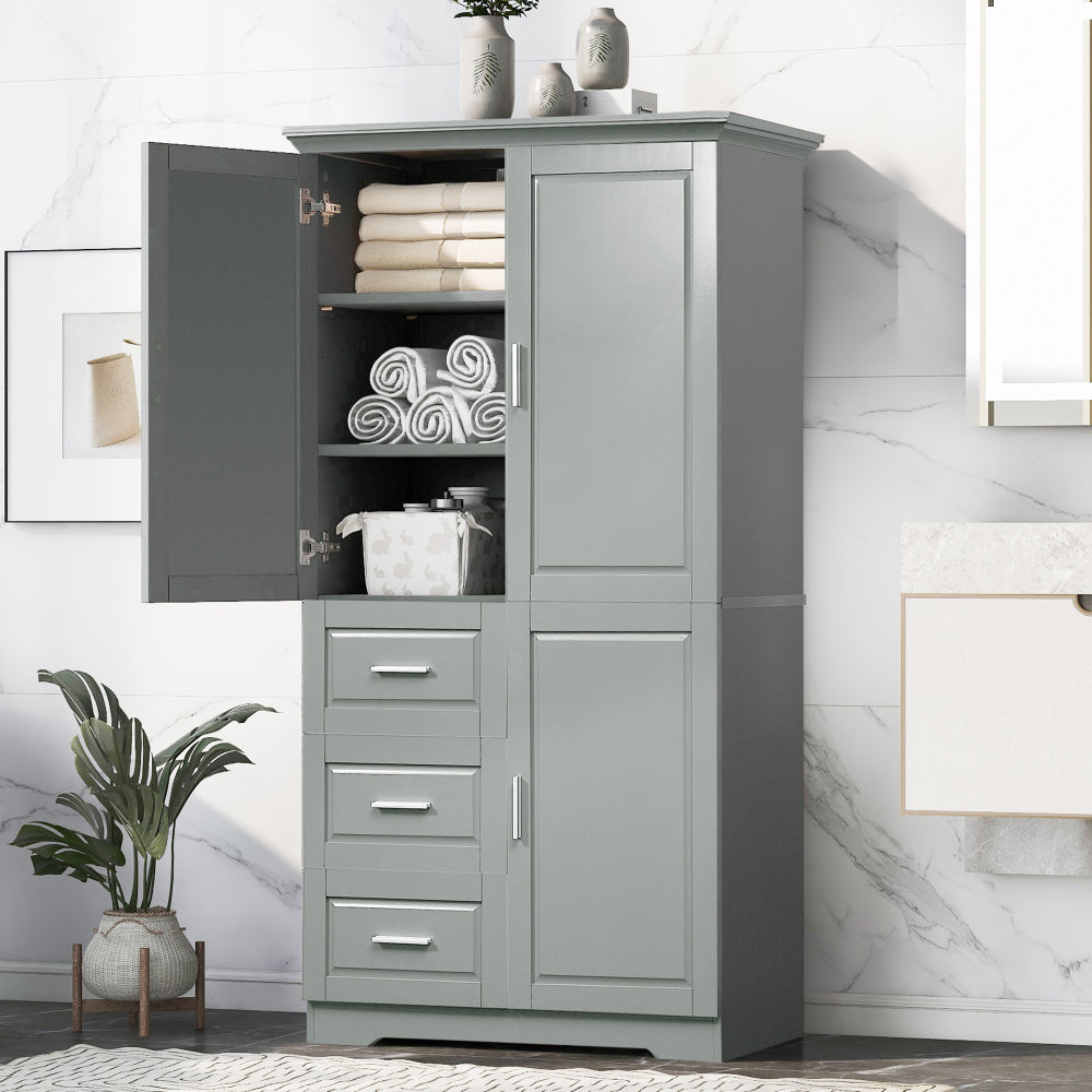 Moises Bathroom Cabinet (Grey)