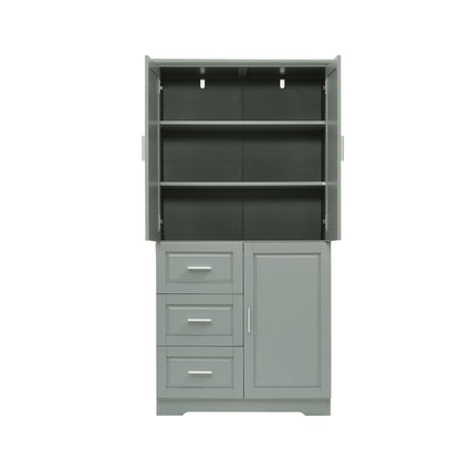 Moises Bathroom Cabinet (Grey)