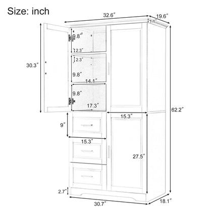 Moises Bathroom Cabinet (Grey)