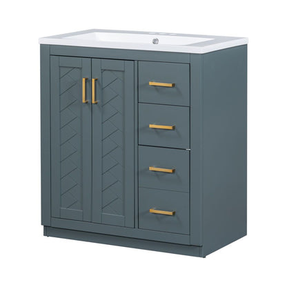 Rojas Bathroom Vanity (Navy Blue)