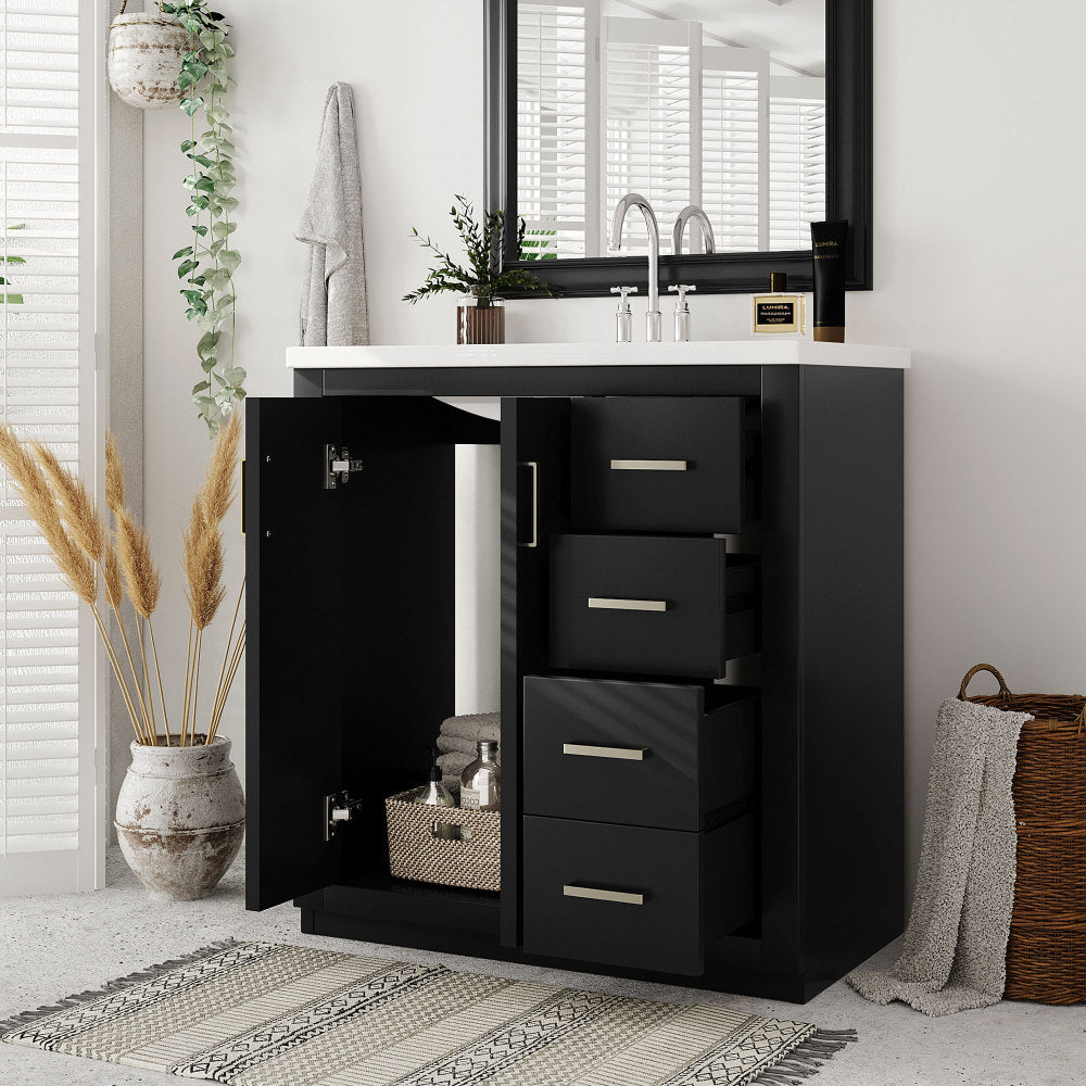 Rojas Bathroom Vanity (Black)