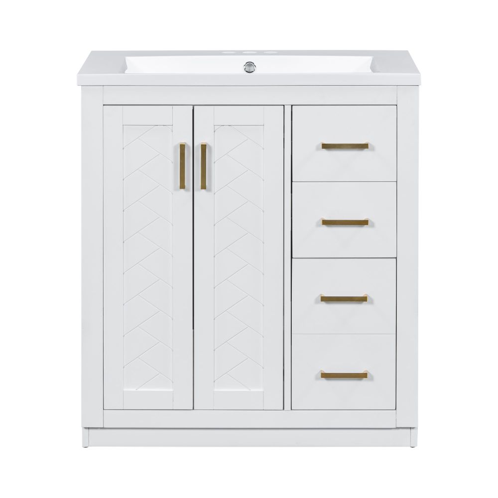 Rojas Bathroom Vanity (White)