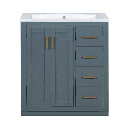 Rojas Bathroom Vanity (Navy Blue)