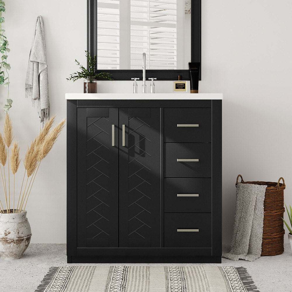 Rojas Bathroom Vanity (Black)