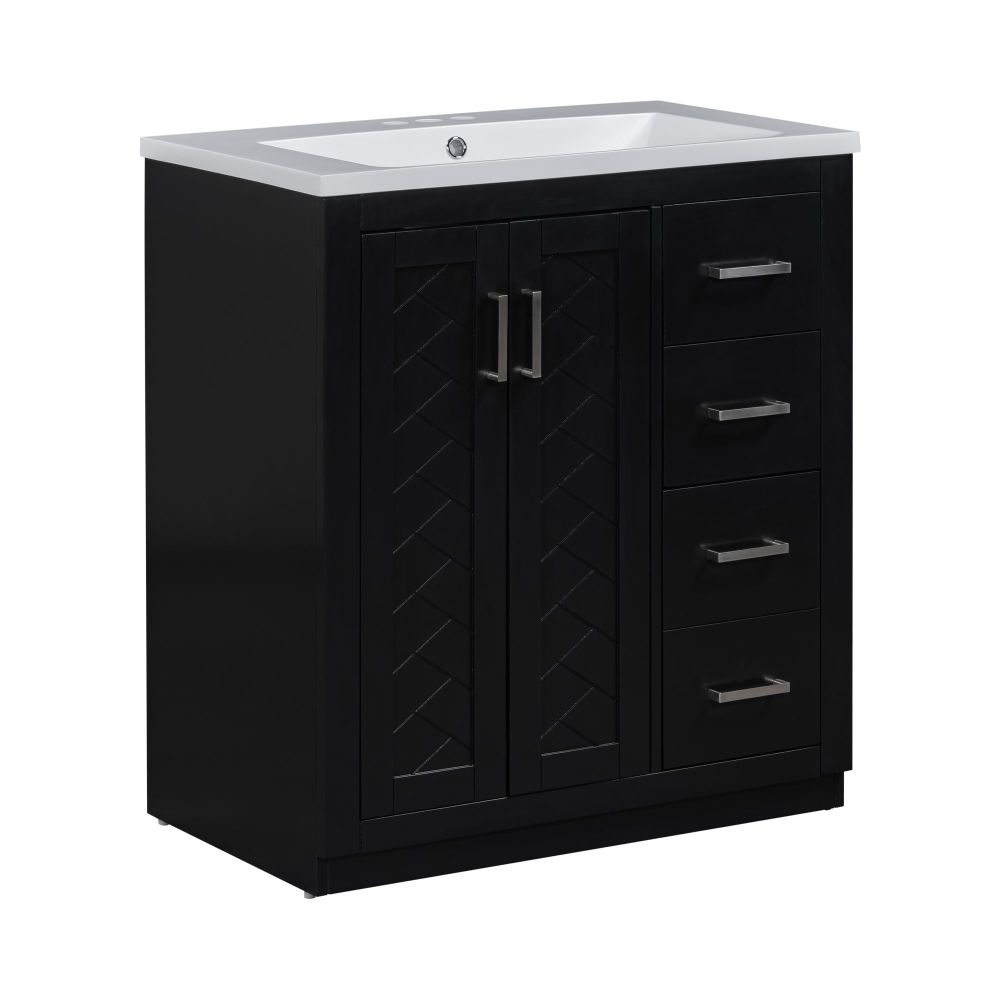 Rojas Bathroom Vanity (Black)