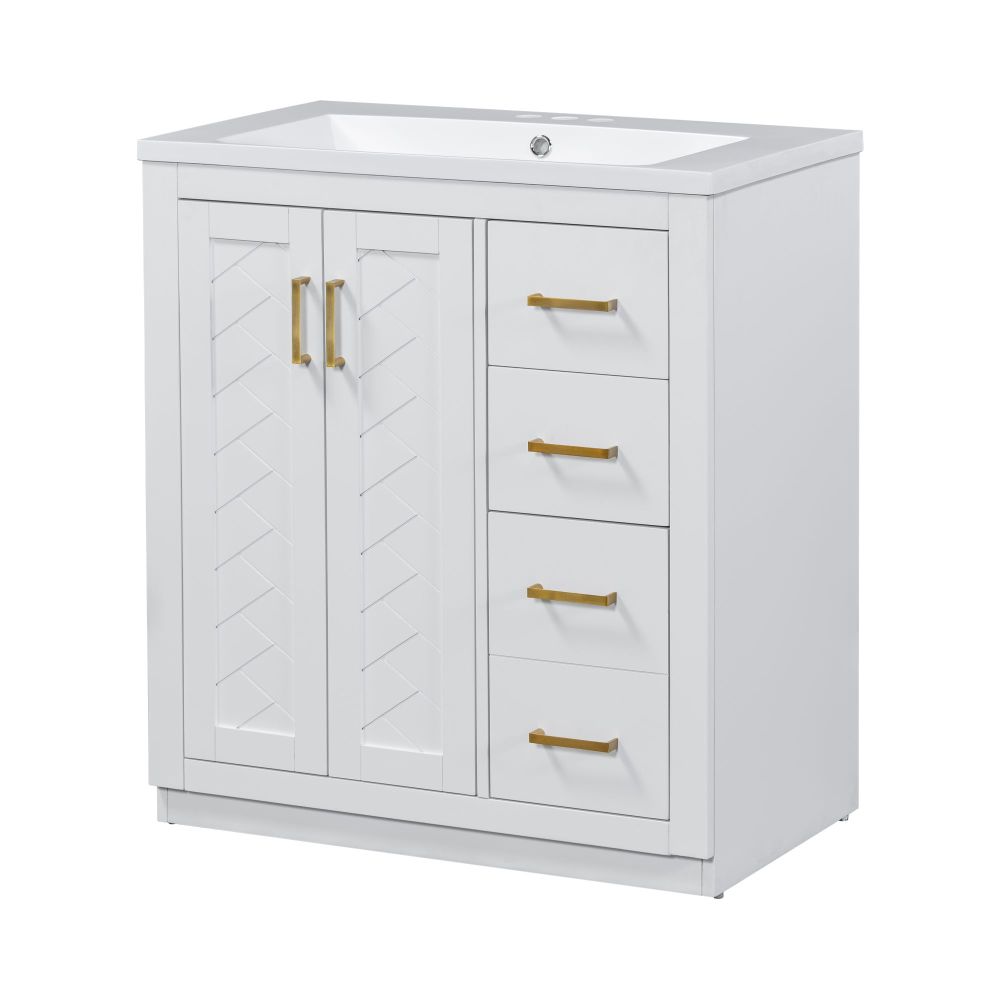 Rojas Bathroom Vanity (White)