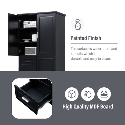 Moises Bathroom Cabinet (Black)