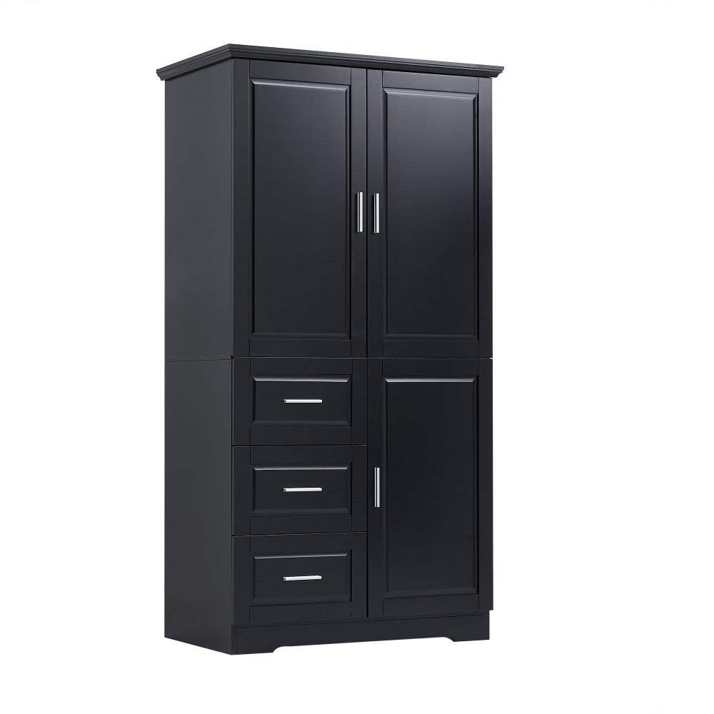 Moises Bathroom Cabinet (Black)