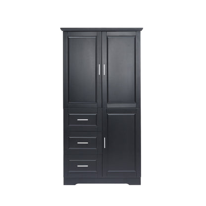 Moises Bathroom Cabinet (Black)