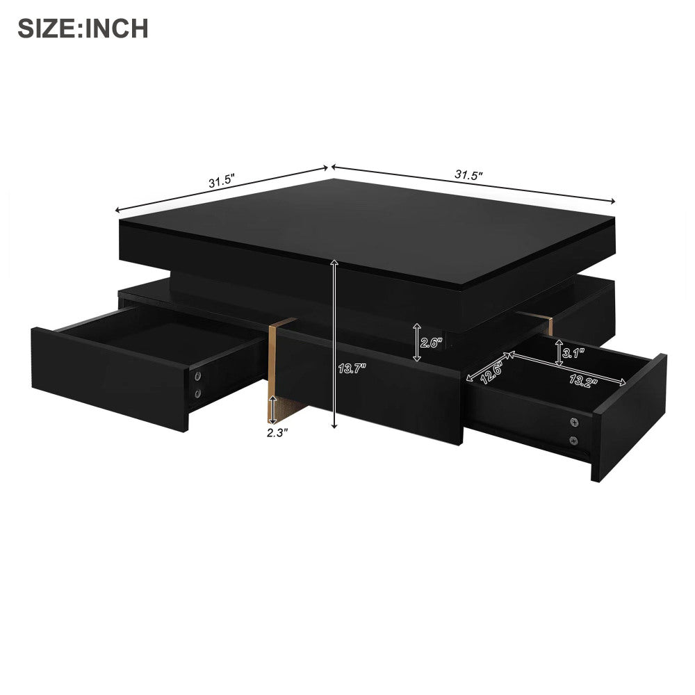 Moreno Coffee Table (Black)