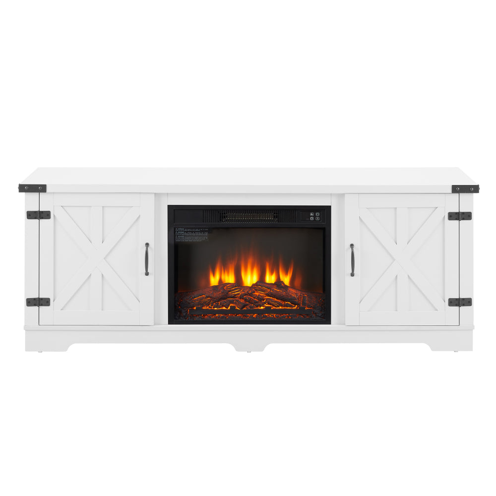 Aiden TV Stand, Fireplace