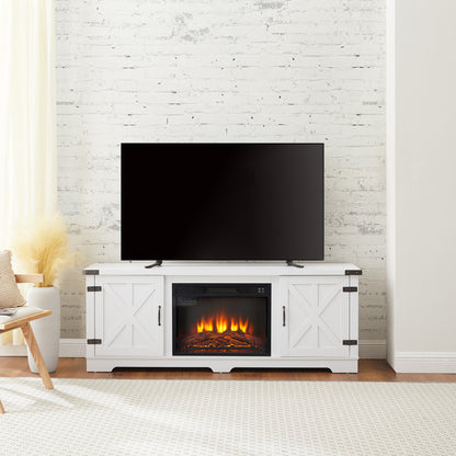 Aiden TV Stand, Fireplace