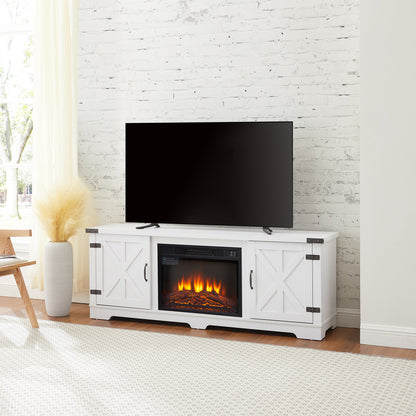 Aiden TV Stand, Fireplace