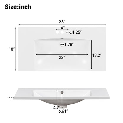 Guerrero Bathroom Vanity (White)