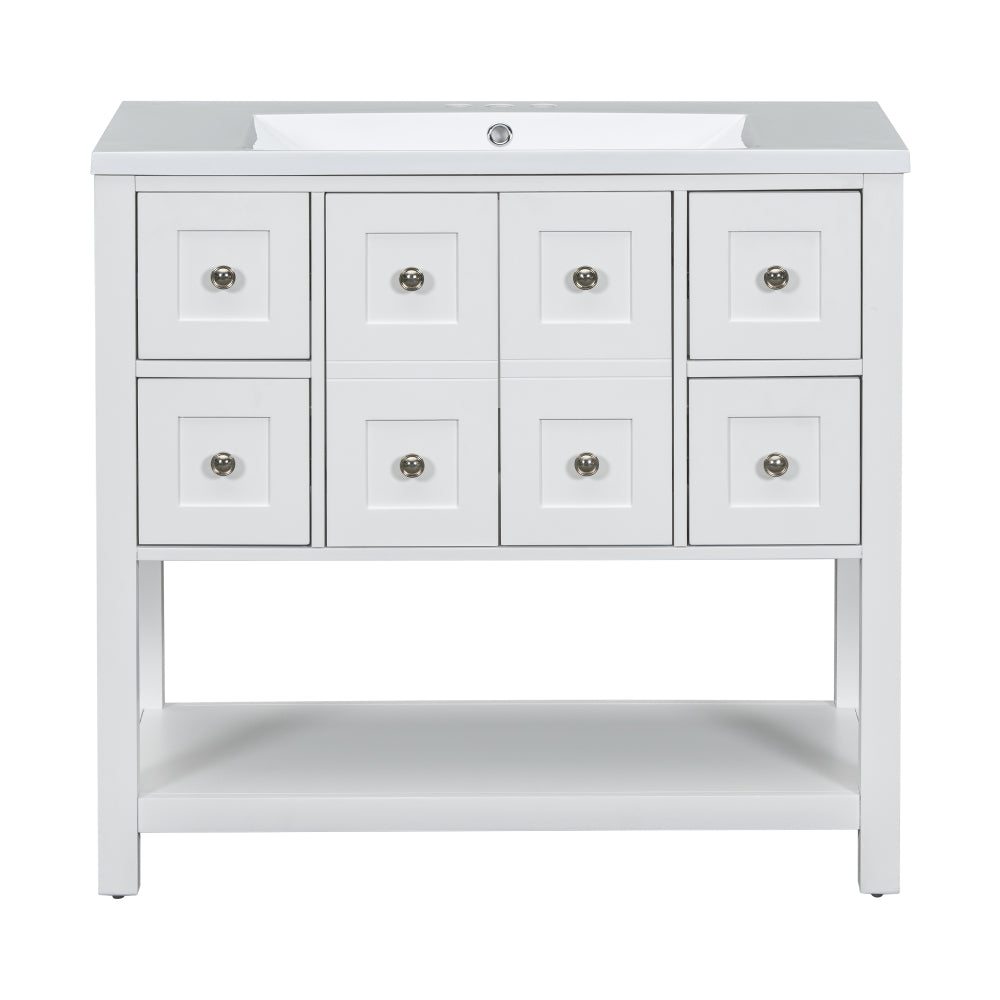 Guerrero Bathroom Vanity (White)